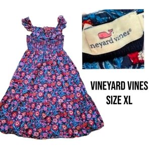 Vineyard Vines Tisbury Smocked  Floral Mini Dress